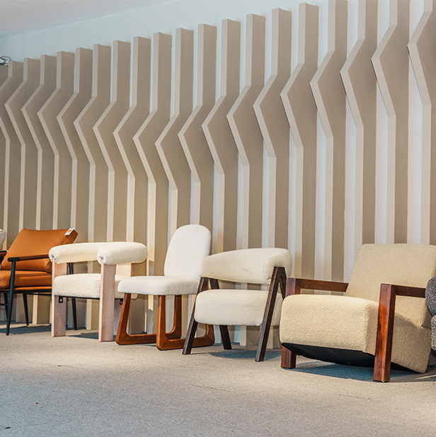 armchairs display
