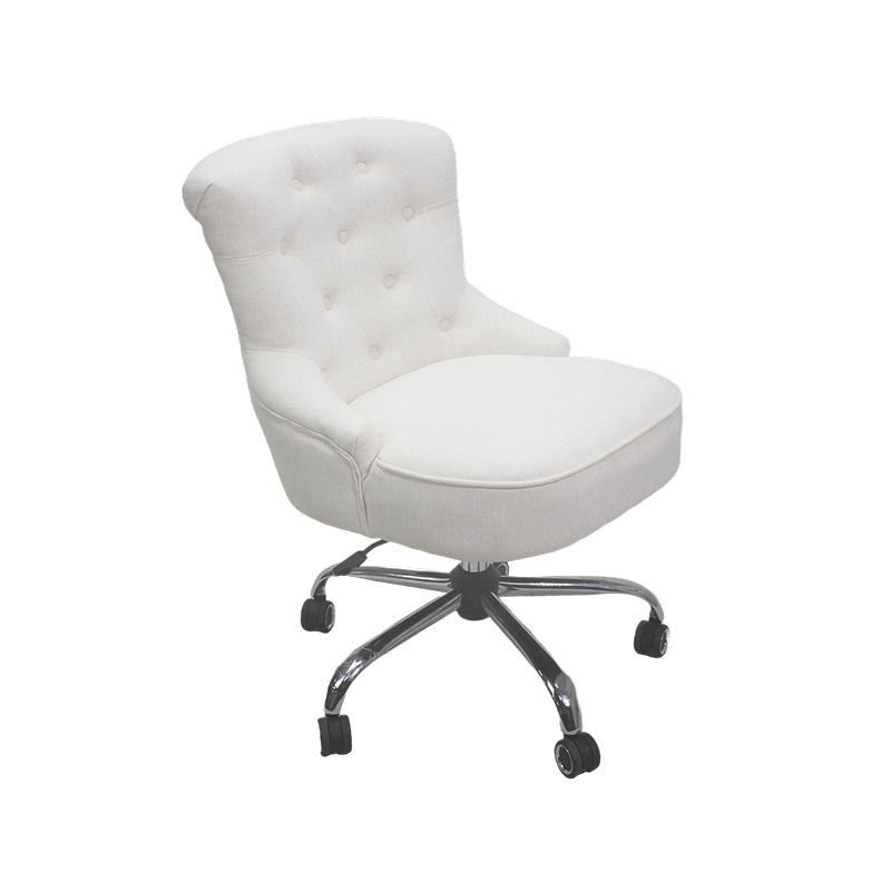 LEVI, Tufted Upholstered Office Chair, Adjustable Height Modern Design