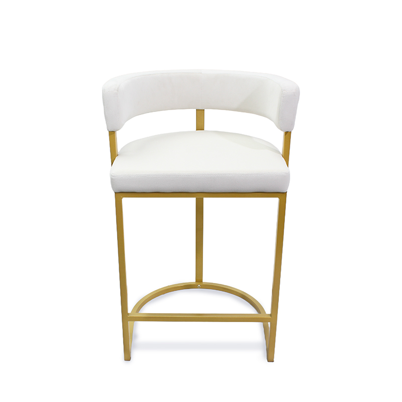 WILDER Premium Fabric Bar Stool with Armrest & Footrest, Modern Design
